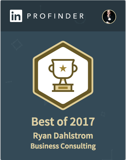Awarded LinkedIn's Best Business Consulting of 2017