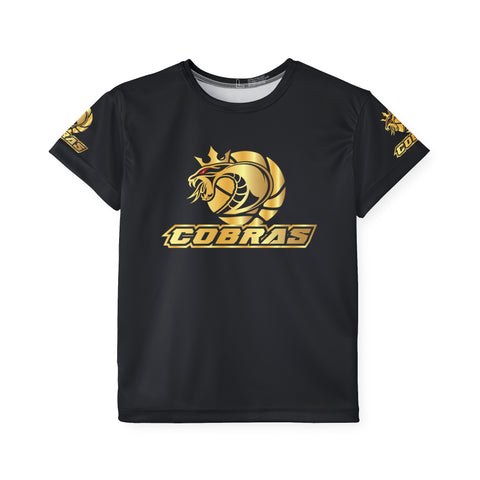 Cobras Basketball Kids Sports Jersey (AOP) Black