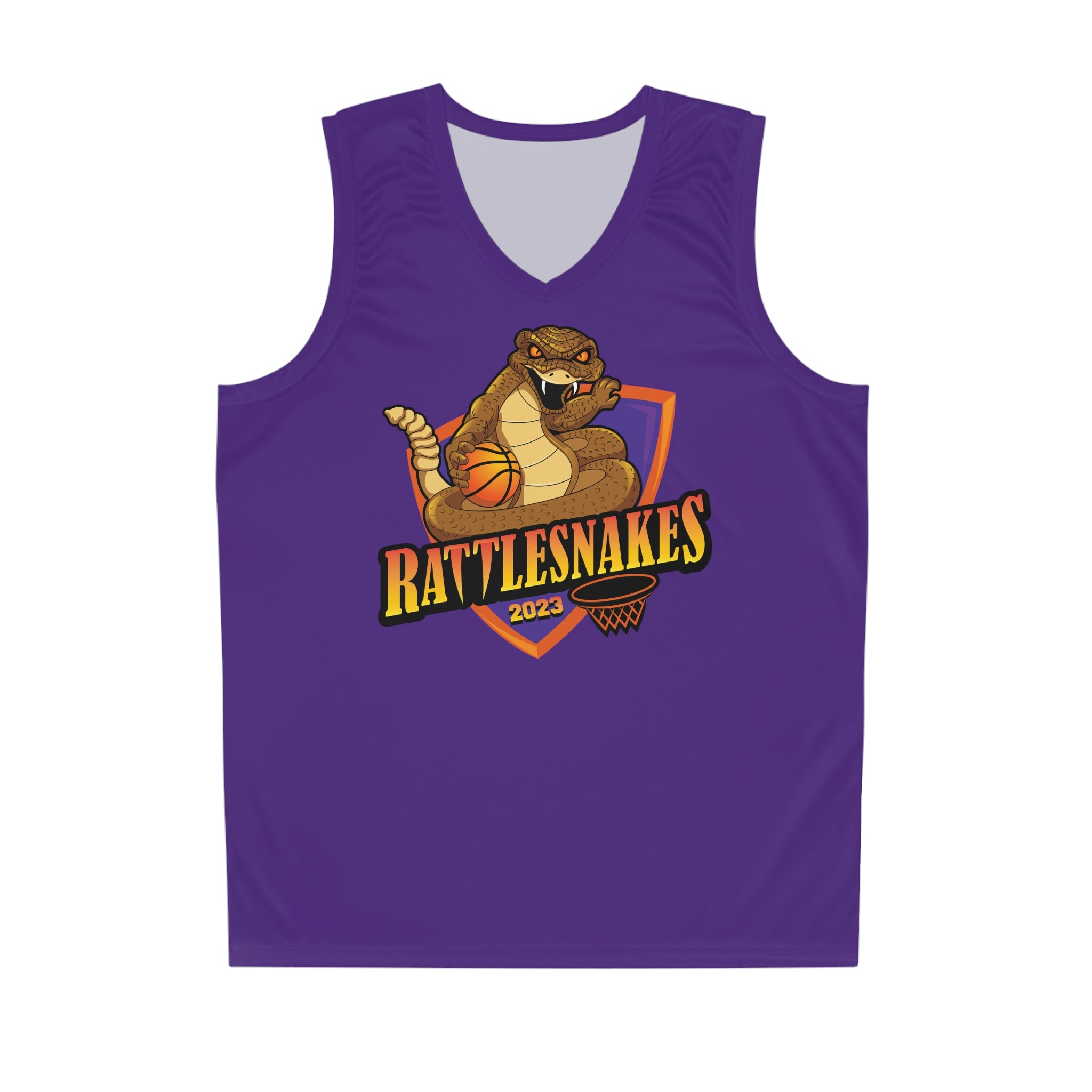 Rattlesnakes Basketball Jersey (AOP) Purple