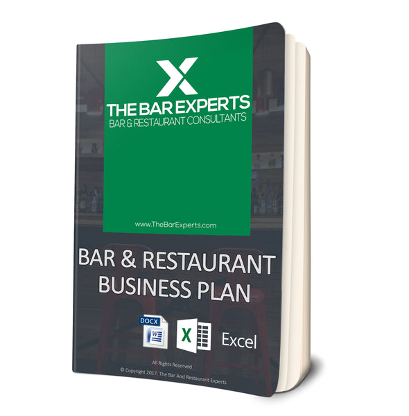 Bar and Restaurant Business Plan - Editable Word and Excel Files