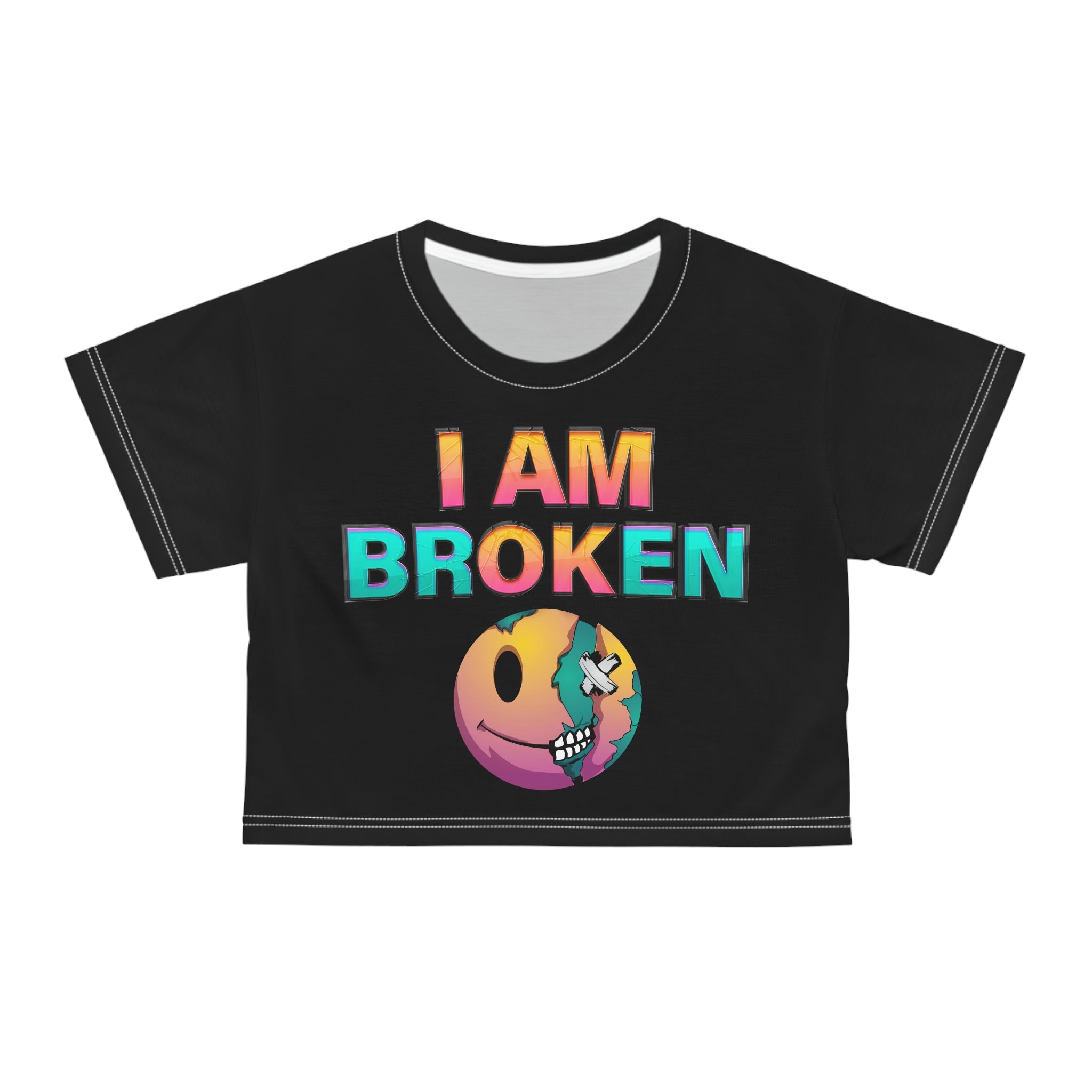 I AM OK Crop Tee